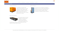 Desktop Screenshot of dide.com.br