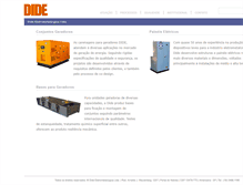 Tablet Screenshot of dide.com.br